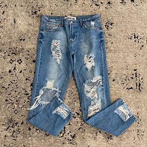 The Laundry Room Distressed Jeans